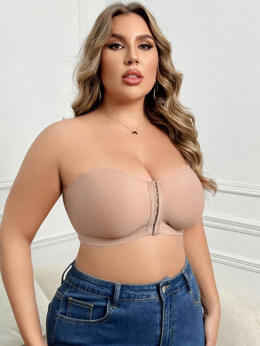 Sutiã Tomara que Caia Plus Size com Fecho Frontal