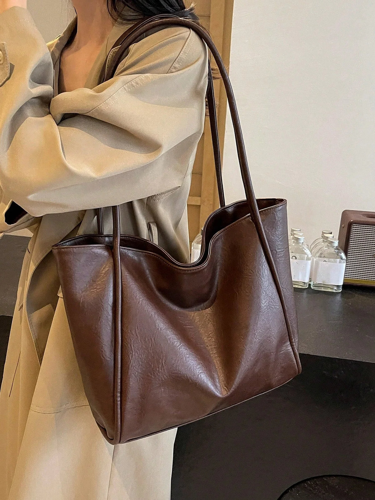Bolsa Tote Feminina Grande de Ombro Elegante