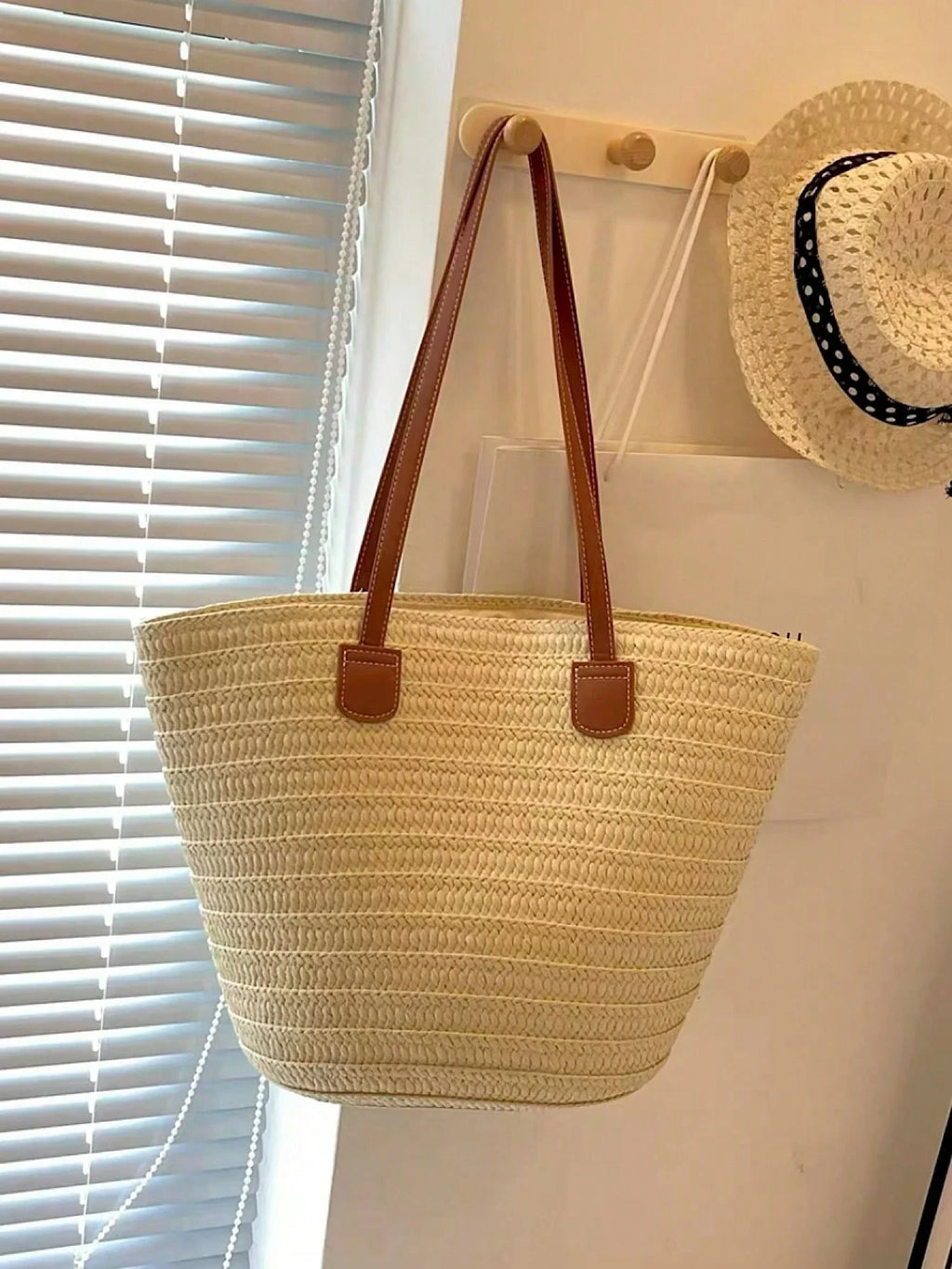 Bolsa de Praia Grande Forrada com Zíper