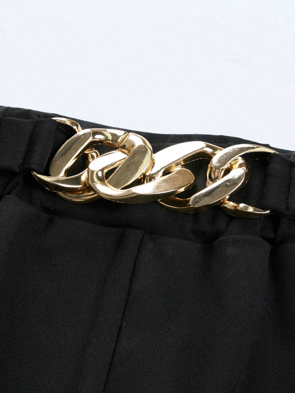 Calça Wide Leg Feminina Plus Size Social com Cinto