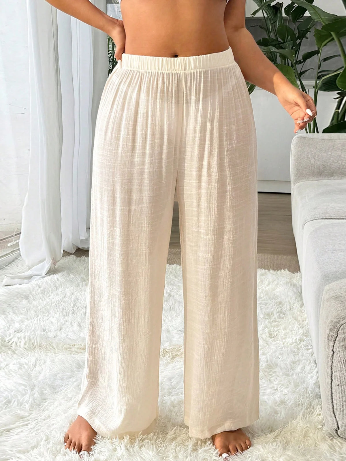 Saída de Praia Calça Plus Size Feminina