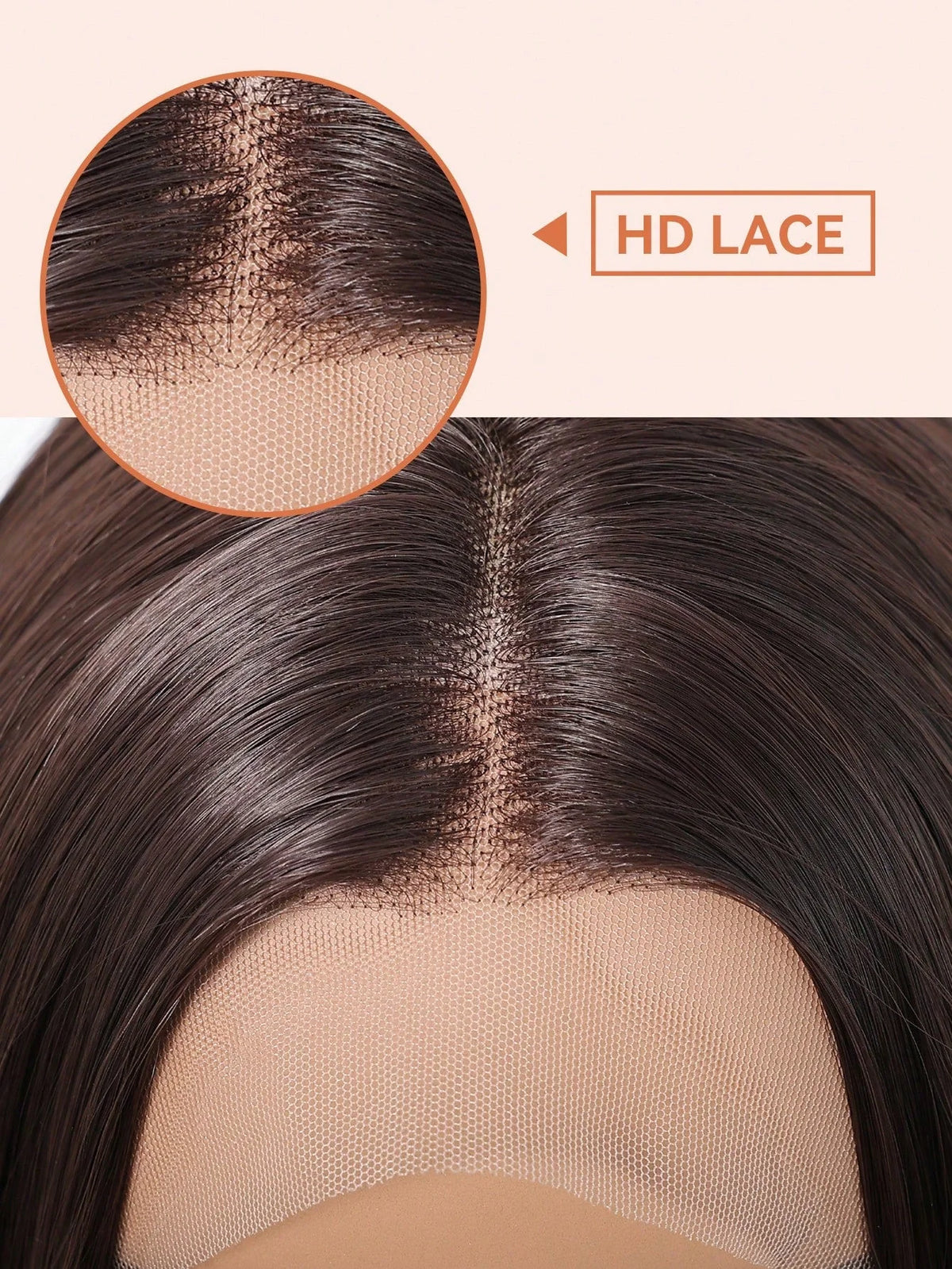 Peruca Feminina Lace Front 13x4 Long Bob Lisa 35cm Fibra Orgânica