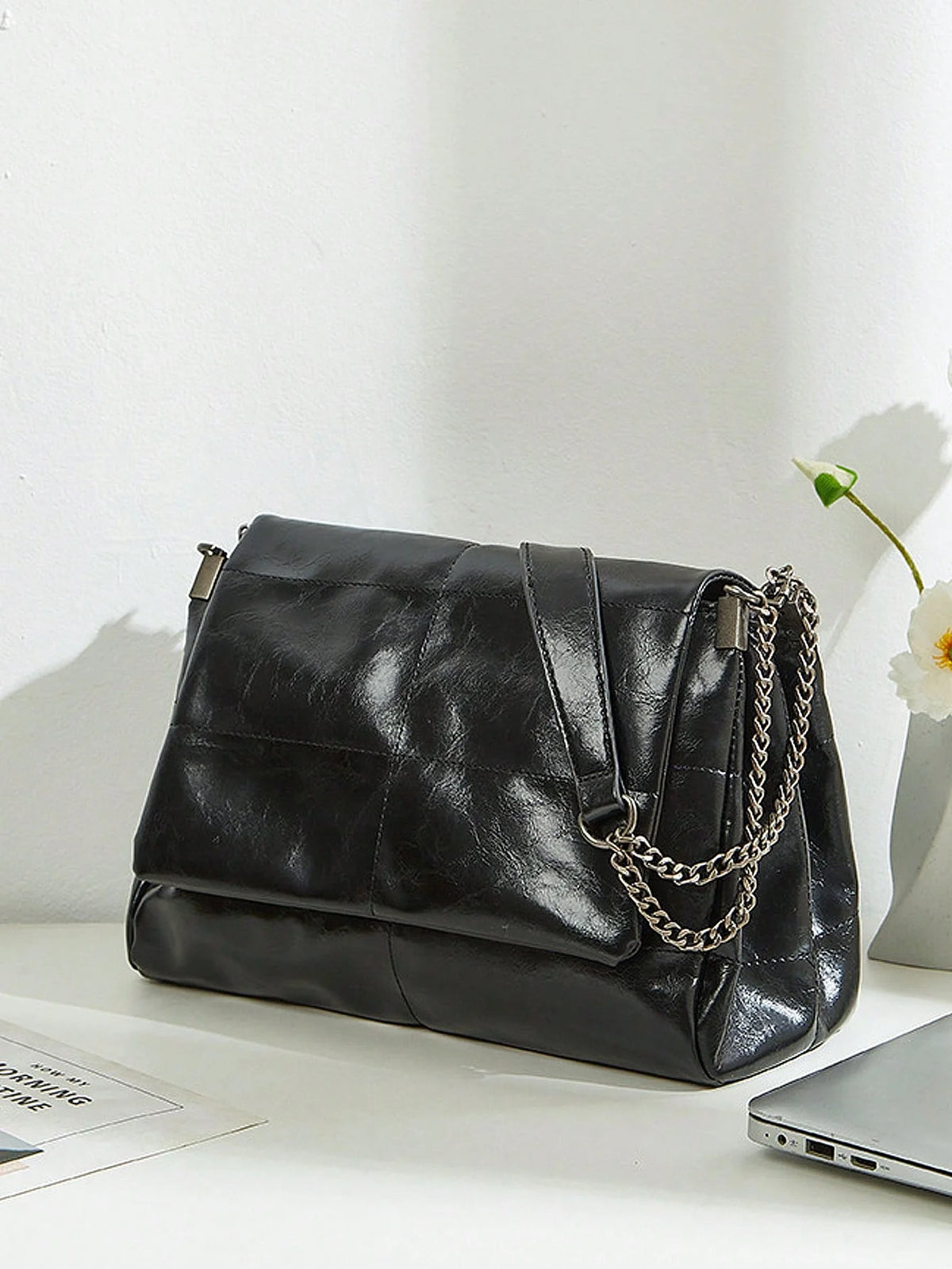 Bolsa de Ombro Grande Feminina Espaçosa
