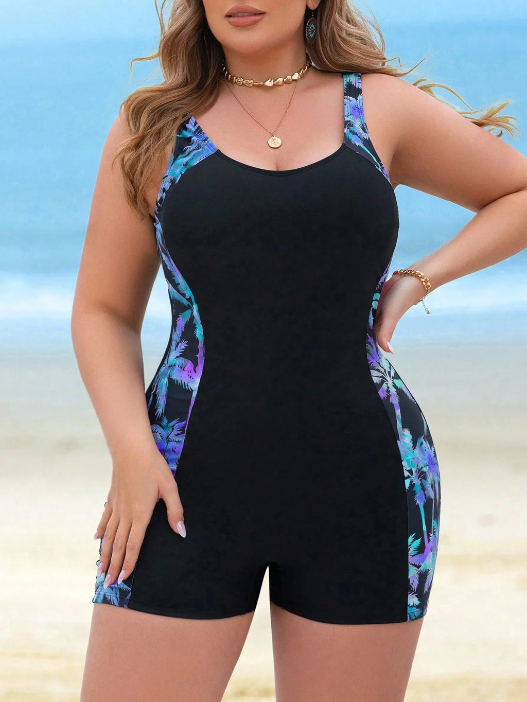 Maiô Feminino com Short Plus Size