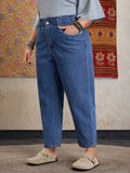 Calça Mom Jeans Feminina Plus Size