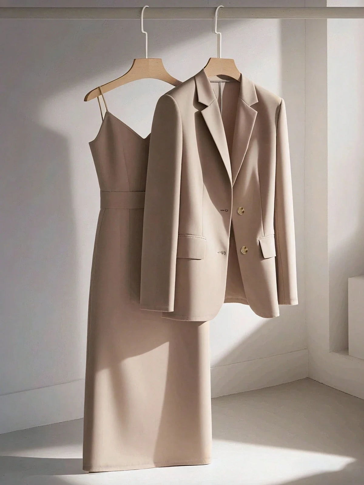 Conjunto Feminino Blazer e Vestido Elegante Social