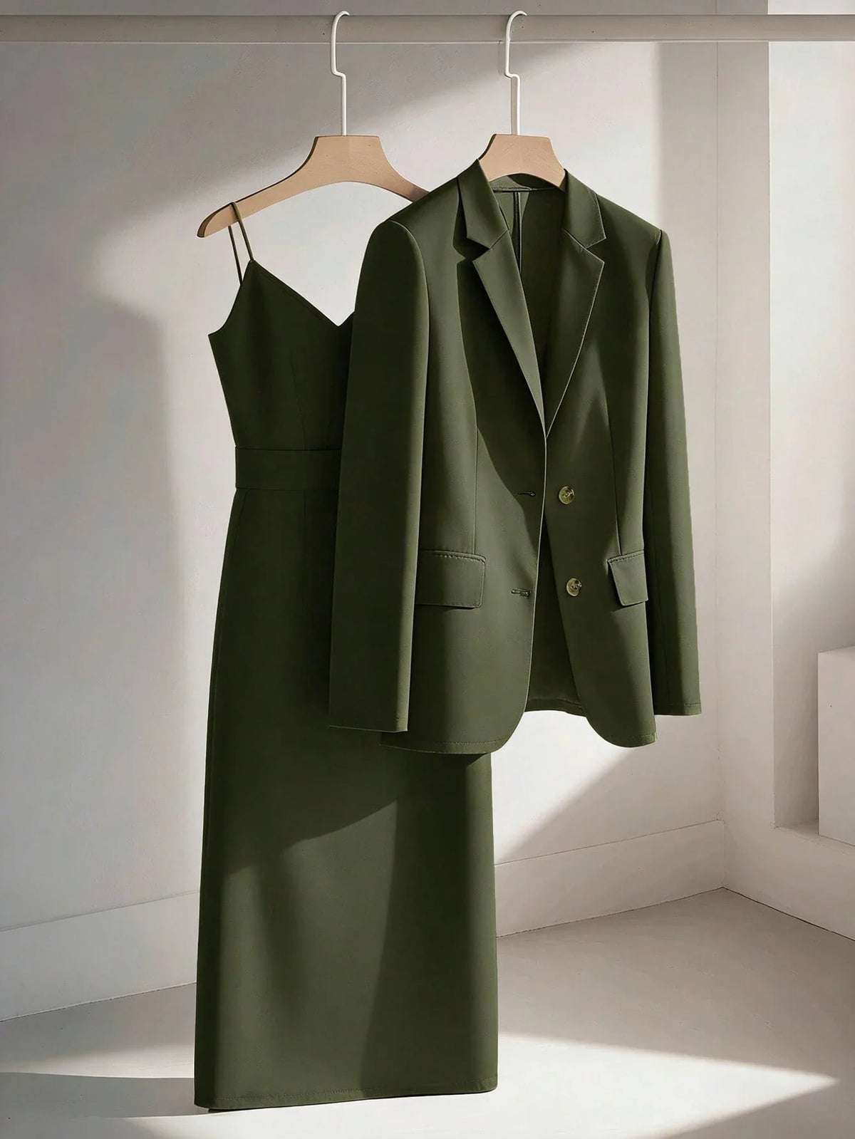 Conjunto Feminino Blazer e Vestido Elegante Social