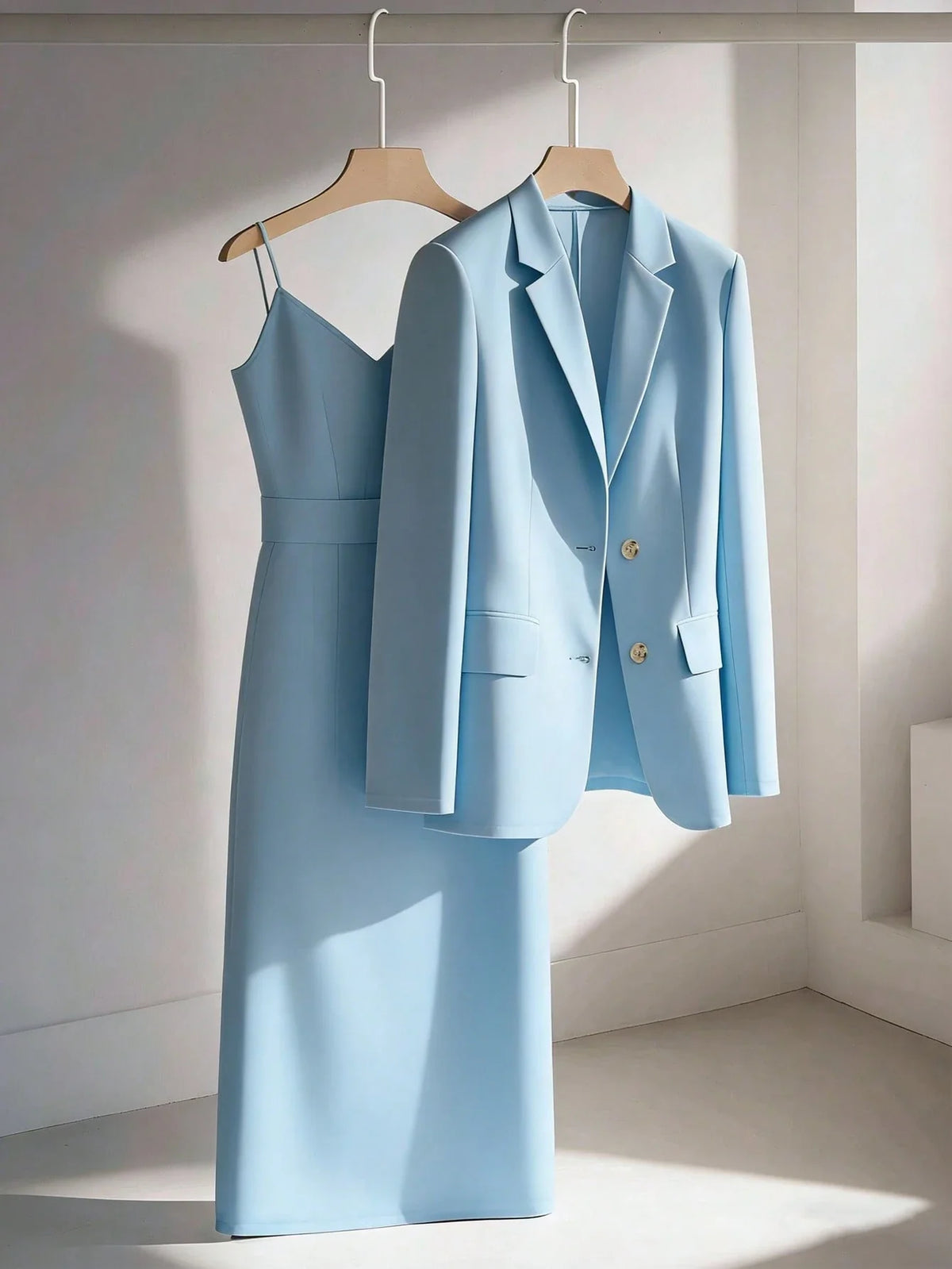 Conjunto Feminino Blazer e Vestido Elegante Social