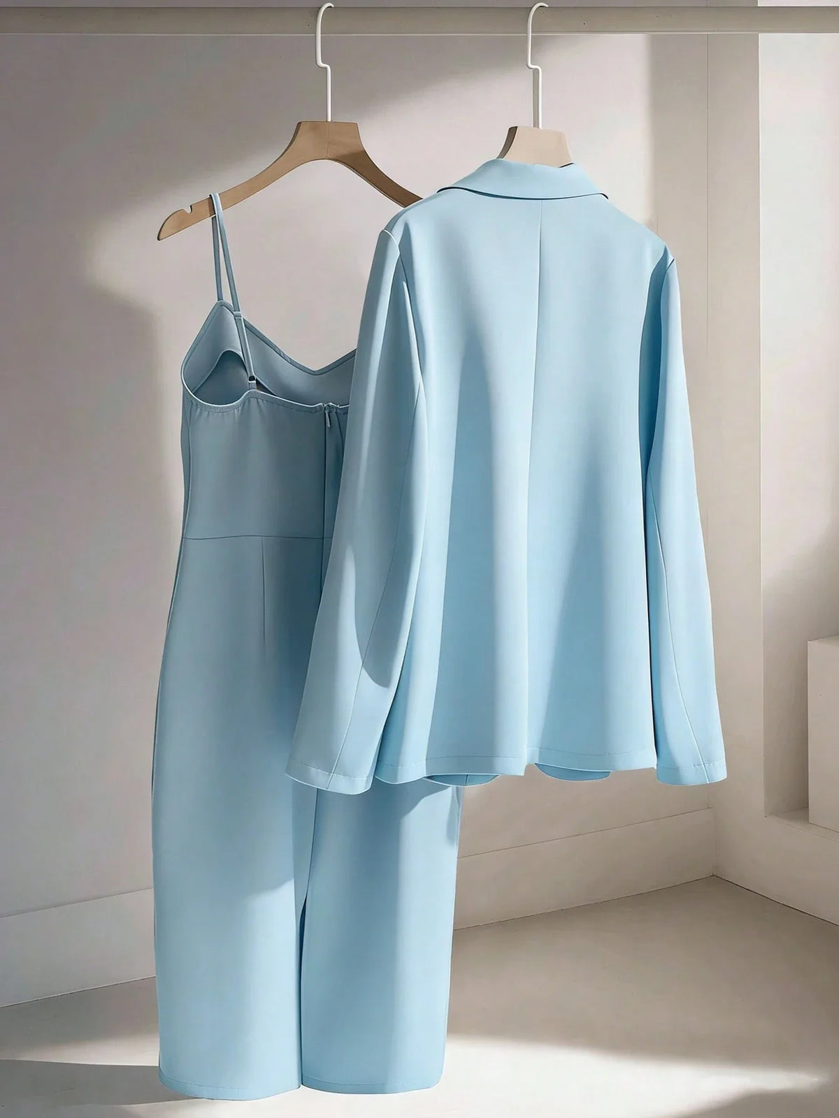 Conjunto Feminino Blazer e Vestido Elegante Social