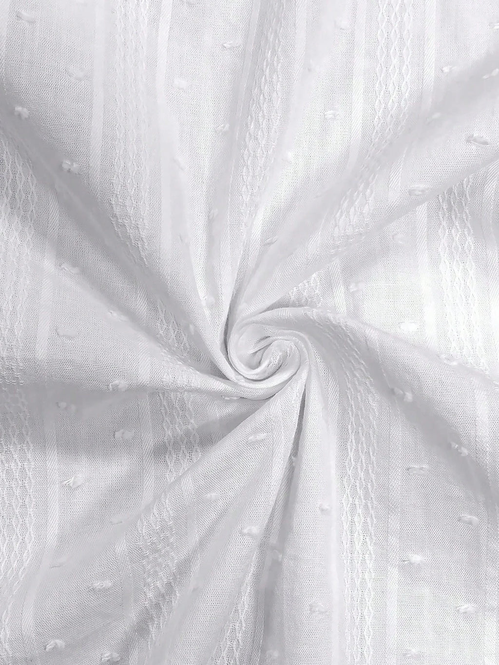 Camisa Feminina Elegante com Laço e Botões Texturizada 100% Algodão