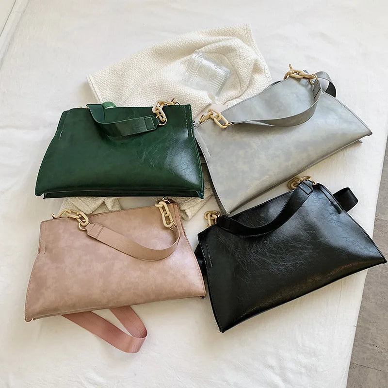 Bolsa Feminina Grande Transversal Tiracolo e de Ombro