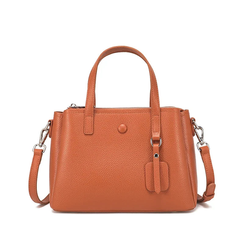 Bolsa Feminina em Couro Legítimo Média Transversal