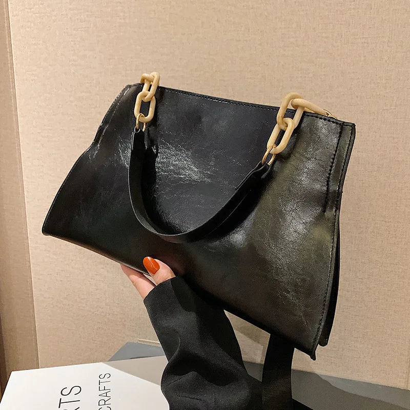 Bolsa Feminina Grande Transversal Tiracolo e de Ombro
