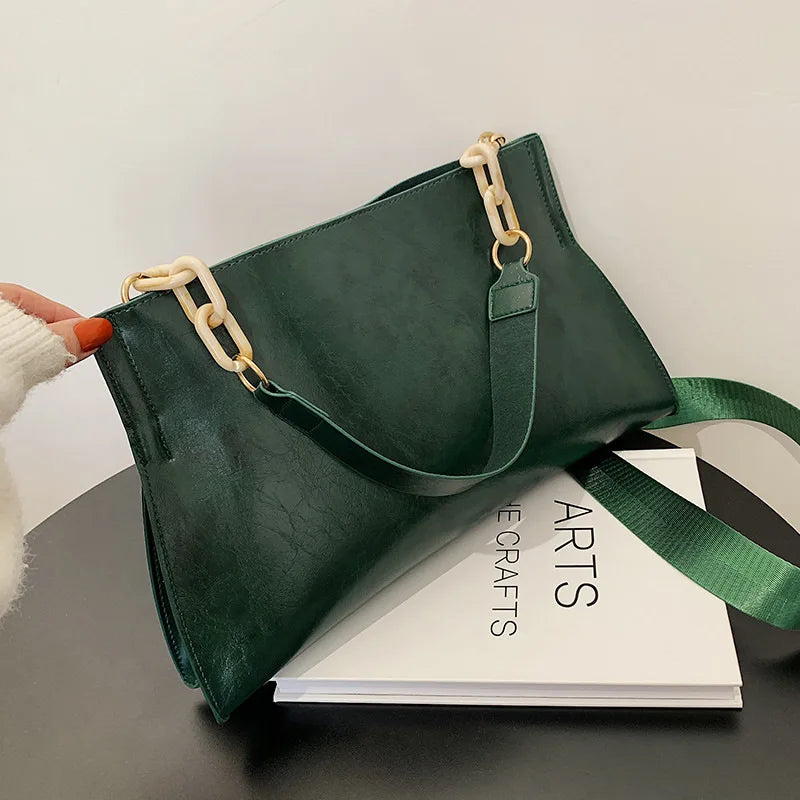 Bolsa Feminina Grande Transversal Tiracolo e de Ombro