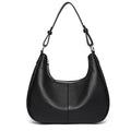 Bolsa de Ombro Feminina Meia Lua de Couro Legítimo