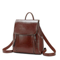 Mochila Feminina de Couro Legítimo Elegante